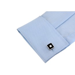 Mansetinööbid - must ruut